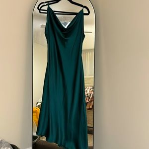 Petal & Pup Midi Style Emerald Dress